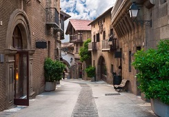 Poble Espanyol Street - Visit Barcelona With Family